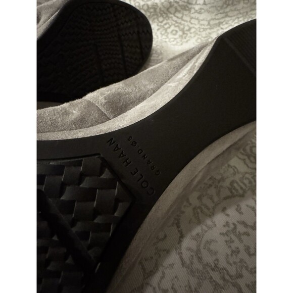 Cole Haan  grand os Shoes Wedges Women Size 10.B Gray Suede Slip On - Picture 16 of 16